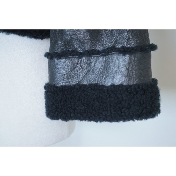 Bird by Juicy Couture Black Askam Leather Jacket Size Small NWT - Picture 5 of 12